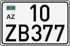 Мото номера Азербайджана